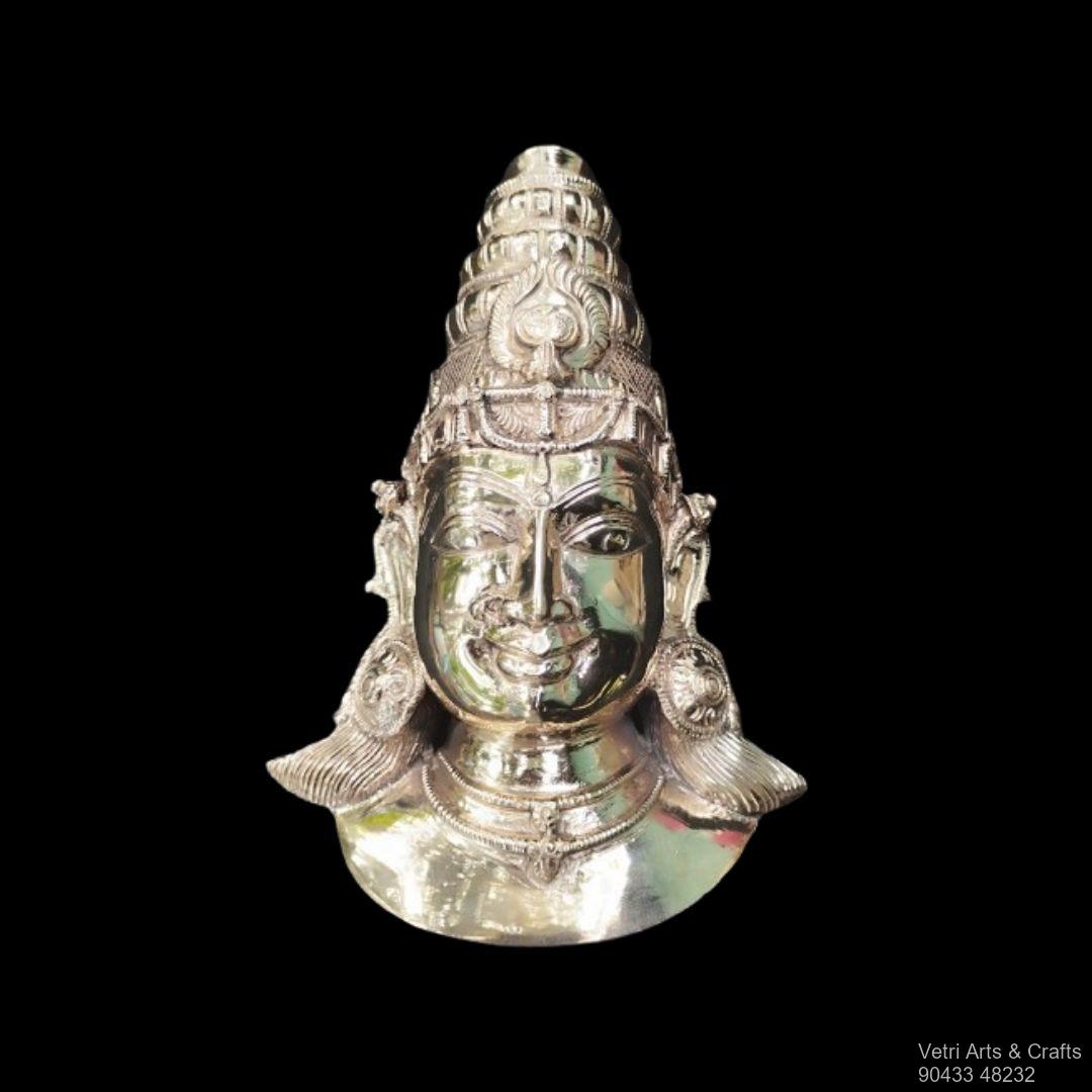 Vetri Arts & Crafts - Custom Bronze Goddess Lakshmi Sculpture - Handcrafted Hindu Deity Statue from Swamimalai